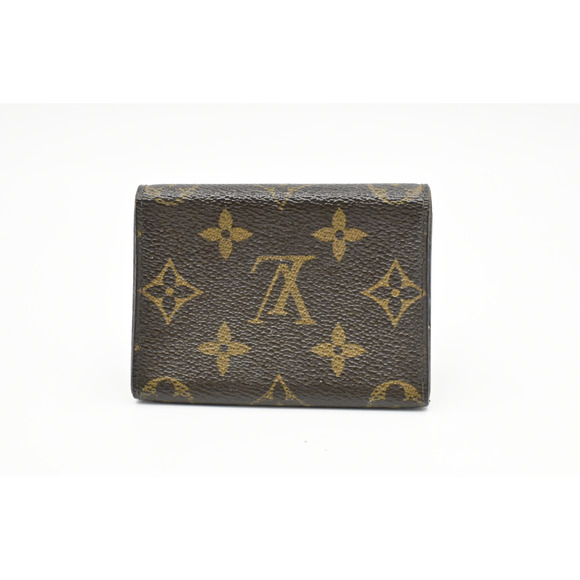 Authentic Louis Vuitton Monogram Credit Card Case ID Holder Pouch Business Card - Picture 3 of 13